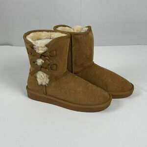 Weestep Mid-Calf Suede Winter Boots w/ Bowknot - 7